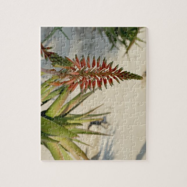 Aloe Flower Blossom  Photo Puzzle with Gift Box (Vertical)