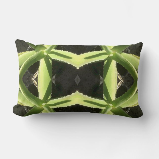 Aloe Pattern 3h Lumbar Pillow (Front)