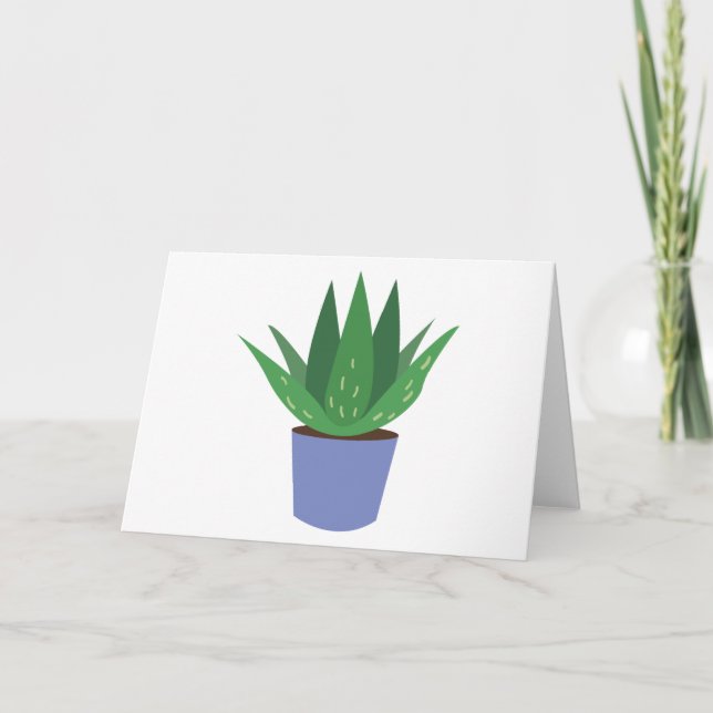 Aloe Plant Card (Front)