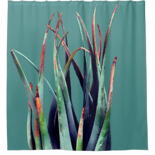 ALoe Plant Photo  Shower Curtain