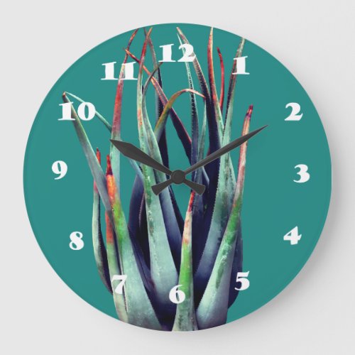 ALoe Plant Photo Wall Clock