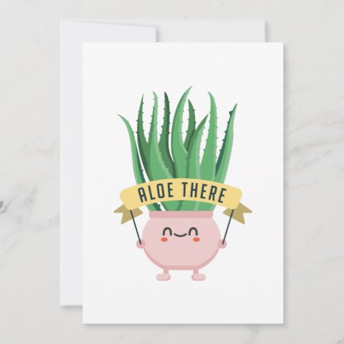 Aloe There Thank You Card