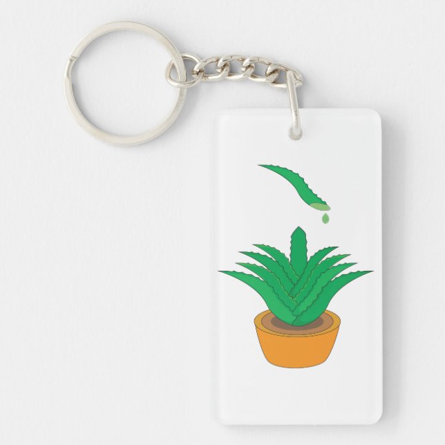 Aloe Vera Keychain (Front)