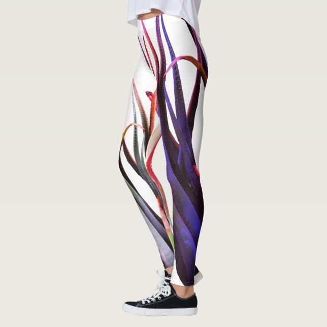 Aloe Vera Leaves Leggings (Left)