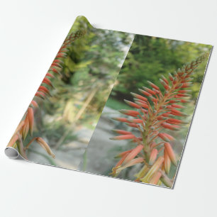 Aloe Vera Photo Linen Wrapping Paper, 30 in x 6 ft Wrapping Paper