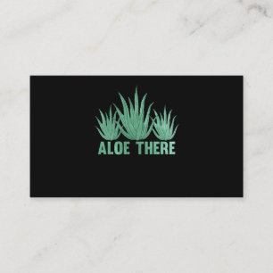 Aloe Vera Pun Succulent Women Men Plants Business Card
