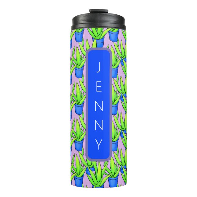 Aloe Very Plants Personalized Thermal Tumbler (Front)