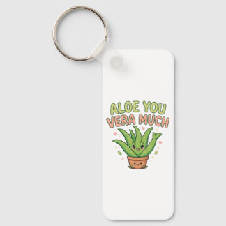 Aloe You Vera Much Keychain