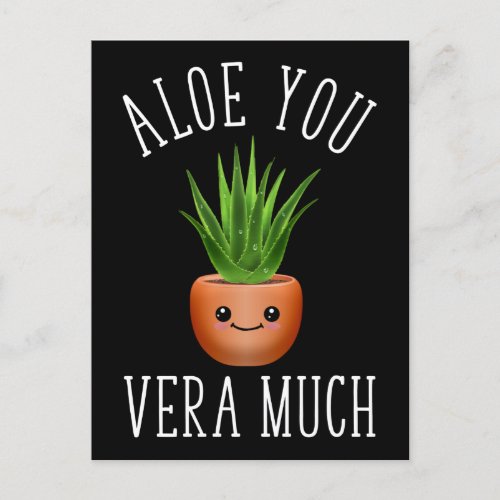 Aloe You Vera Much Postcard