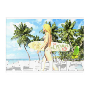 Aloha 01 acrylic print