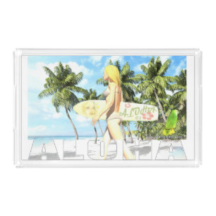 Aloha 01 acrylic tray