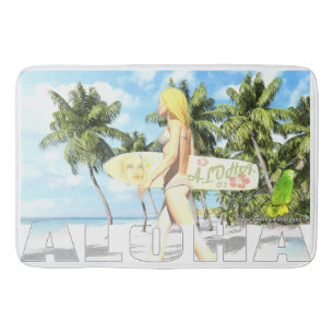 Aloha 01   bath mat