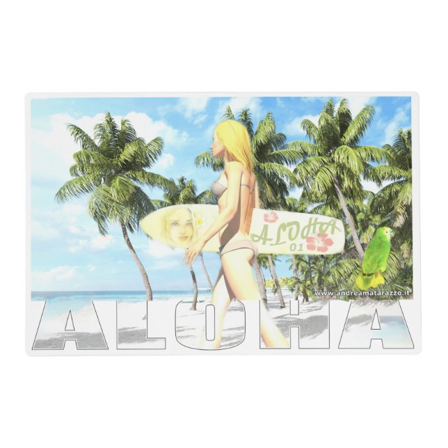 Aloha 01    placemat (Front)