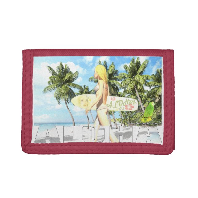 Aloha 01    trifold wallet (Front)