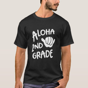Aloha 2nd Grade Back To School Hawaii Shaka Cool H T-Shirt