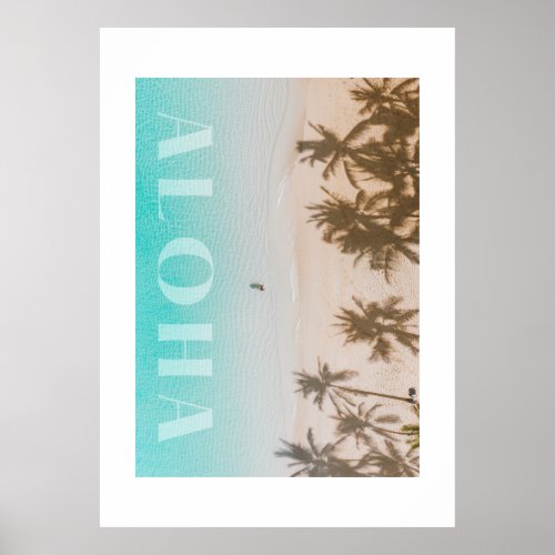 Aloha Adventure Tropical Hawaiian Paradise Poster