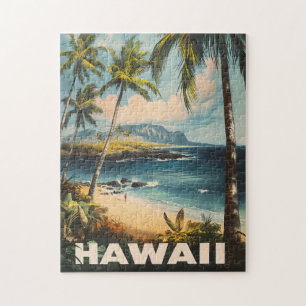 Aloha Awaits: A Vintage Hawaii Jigsaw Puzzle