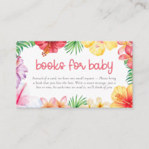 Aloha Baby Shower Books for Baby
