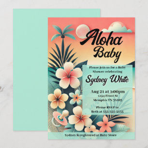 Aloha Baby Shower Invitation