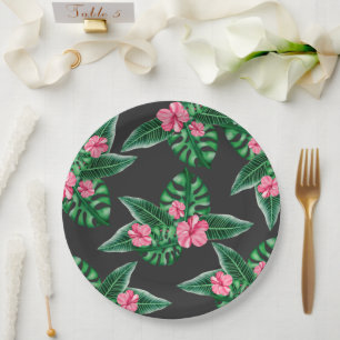Aloha Baby Shower Paper Plates