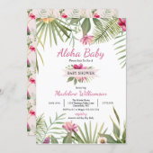 Aloha Baby Tropical Baby Shower Invitation (Front/Back)