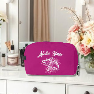 Aloha Bass-Pink Hawaiian Dopp Kit