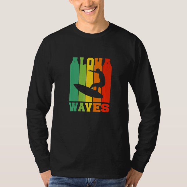Aloha Beach Hawaii Surfbeach Surf T-Shirt (Front)