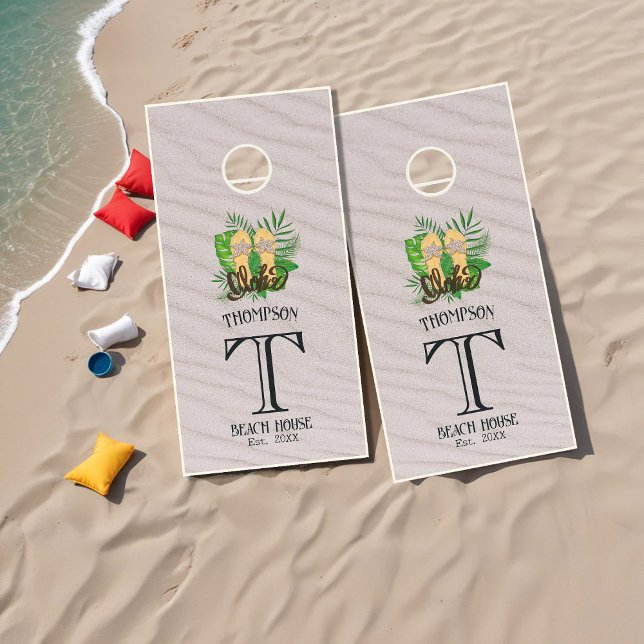 Aloha Beach House Cornhole Set (Aloha Beach House Cornhole Set)