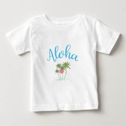 Aloha_Beaches Hawaiian Vacation Cool Baby T_Shirt