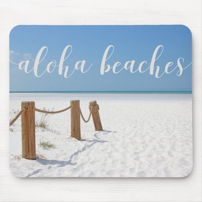 Aloha Beaches Mouse Pad (Front)