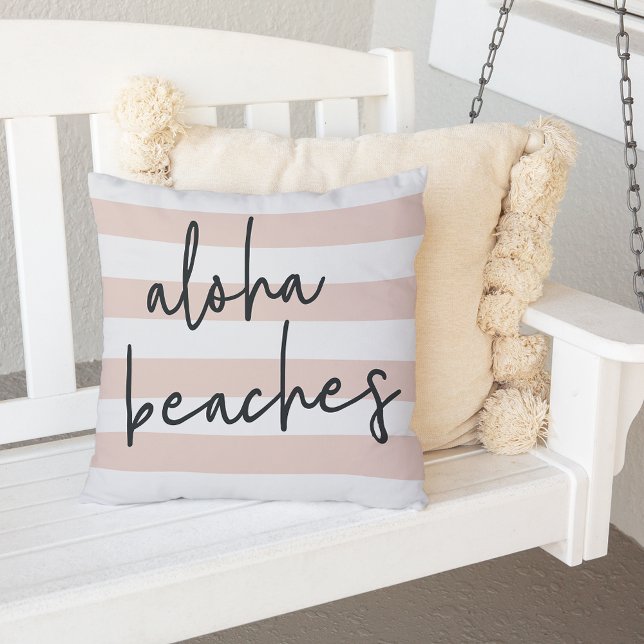 Aloha Beaches Outdoor Pillow (Creator Uploaded)