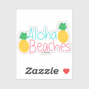 Aloha Beaches Sticker