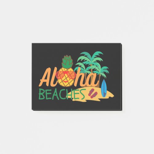 Aloha Beaches Summer Post_it Notes