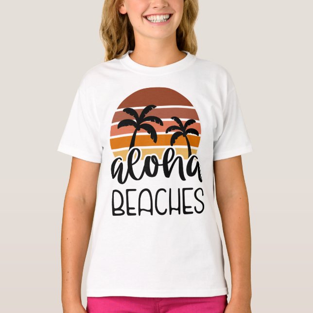 Aloha Beaches  T-Shirt (Front)