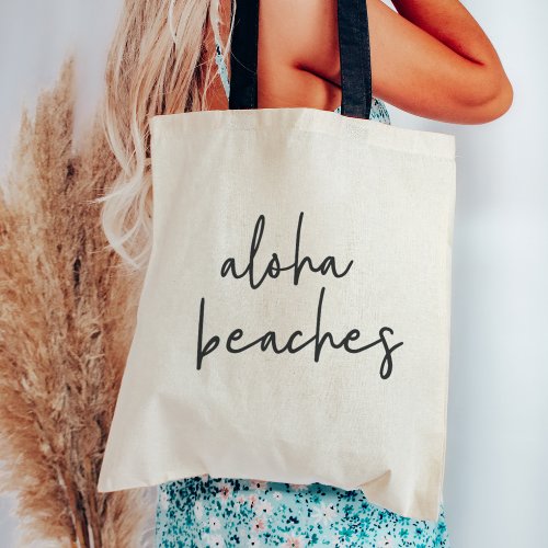 Aloha Beaches Tote Bag