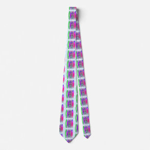 Aloha Beaches Tropical Surf Pineapple Neck Tie
