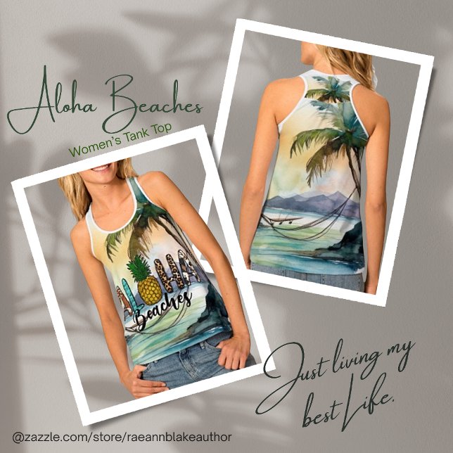 Aloha Beaches Women's Tank Top (Creator Uploaded)