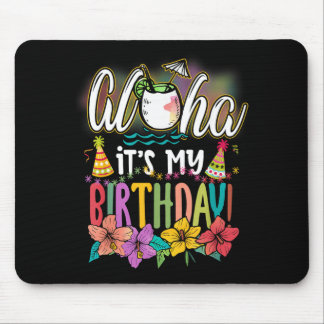 Aloha Birthday Hawaiian Aloha Beaches Hawaii Mouse Pad