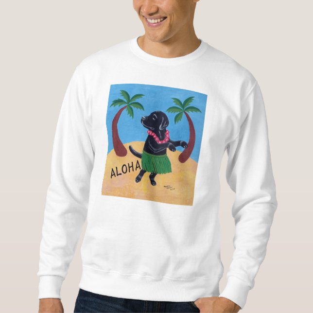 Aloha Black Lab Sweatshirt (Front)