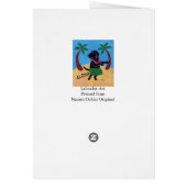 Aloha Black Labrador Painting (Back)