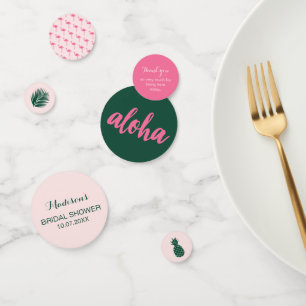 Aloha Bridal Shower Table Confetti
