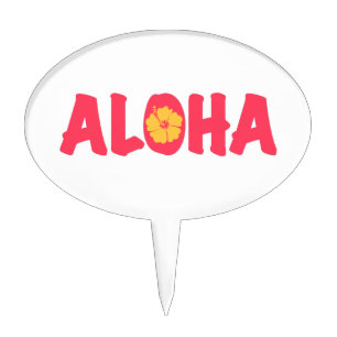 Aloha Cake Topper