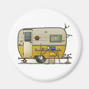 Aloha Camper Trailer Magnet