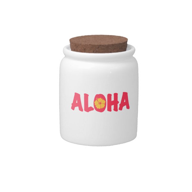 Aloha Candy Jar (Front)