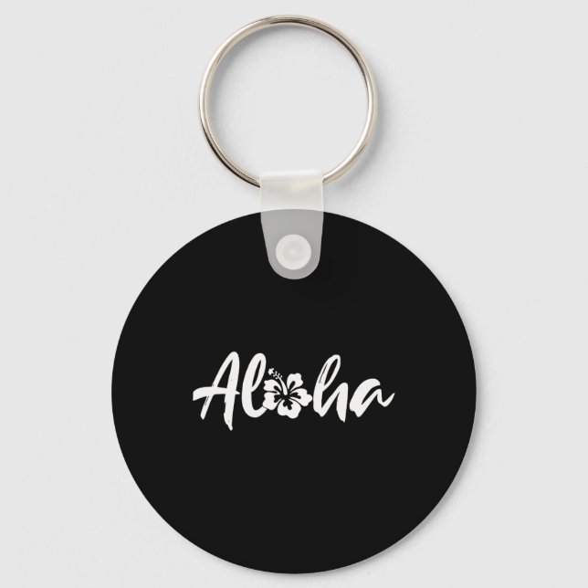 Aloha  coastline keychain (Front)