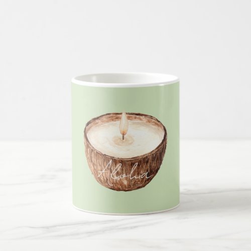 Aloha Coconut Candle Coffee Mug