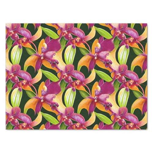 Aloha Collection Lush Vibrant Floral Botanicals  Tissue Paper