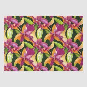 Aloha Collection Lush Vibrant Floral Botanicals  Tissue Paper