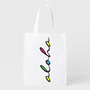 ALOHA colourful Reusable Grocery Bag