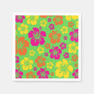 Aloha Cute Hawaiian 1st Birthday Party Theme Napkins